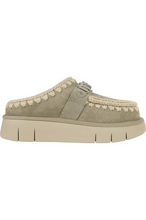 Mou Schoenen, Dames, , 36 EU, Schapenvacht Pantoffels Nude & Neutrals