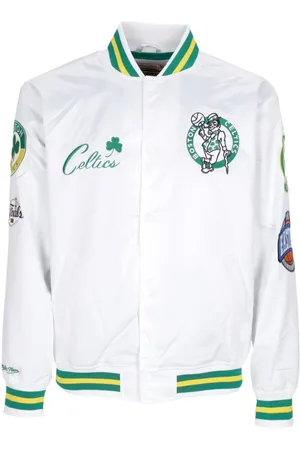 Mitchell & Ness Jassen, Heren, Wit, S, Polyester, NBA Hometown Bomberjack Wit