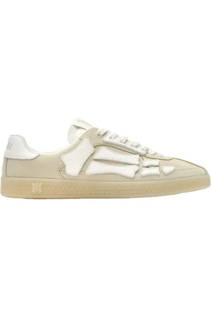 AMIRI Schoenen, Heren, , 41 EU, Crème Bone Sneakers met Vetersluiting