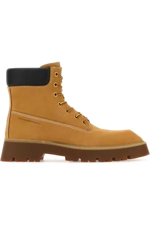 Alexander Wang Schoenen, Dames, Bruin, 40 EU, Suède, Suede Throttle Enkellaarzen