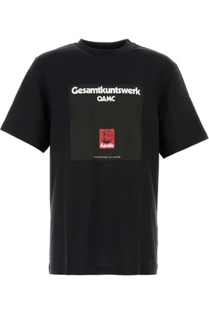 OAMC Tops, Heren, Zwart, S, Katoen, Klassiek Zwart Katoenen T-shirt