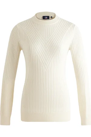 Fusalp Truien, Dames, Wit, L, Wol, Suria Sweater