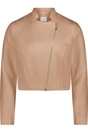 Betty & Co Jassen, Dames, , XL, Bikerjack met opstaande kraag