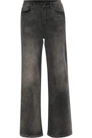 Kaffe Jeans, Dames, Blauw, XS, Denim, Hoge Taille Jeans Medium Grijs Denim