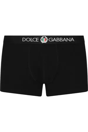Dolce & Gabbana Ondergoed, Heren, Zwart, S, Katoen, Katoenen Logo-ondergoed