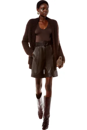 MVP Wardrobe Korte broeken, Dames, Bruin, L, Leer, Spirit Shorts