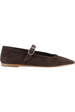 Le Monde Beryl Schoenen, Dames, Bruin, 40 EU, Leer, Bruine Mary Jane ballerinas