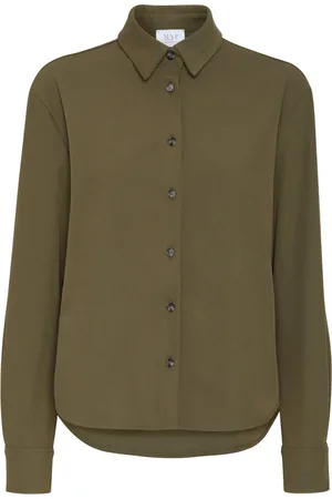 MVP Wardrobe Blouses & Shirts, Dames, Groen, XS, Polyester, Trigger Shirt