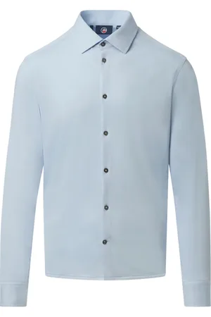Fusalp Overhemden, Heren, Blauw, 2Xl, Katoen, Casual overhemd