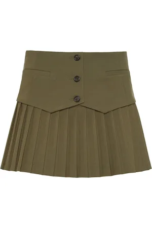 MVP Wardrobe Rokken, Dames, Groen, XS, Leer, Trigger Mini ROK