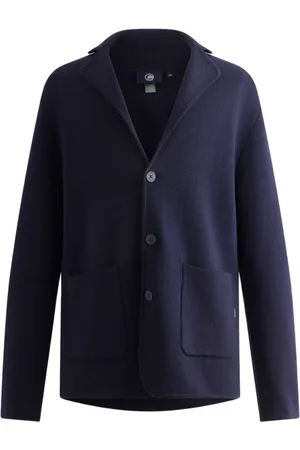 Fusalp Truien, Heren, Blauw, L, Wol, Ambroise Cardigan
