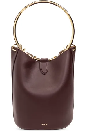 Alaïa Tassen, Dames, Rood, ONE Size, Leer, Handtas Ring