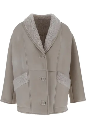 SALVATORE SANTORO Jassen, Dames, , S, Leer, Leren Jas Bul Stijl