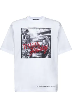 Dolce & Gabbana Tops, Heren, Wit, S, Witte T-shirts en Polos