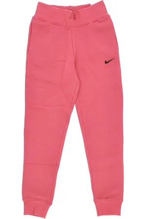 Nike Broeken, Dames, Roze, M, Katoen, Hoge Taille Fleece Joggers Sportkleding Broek