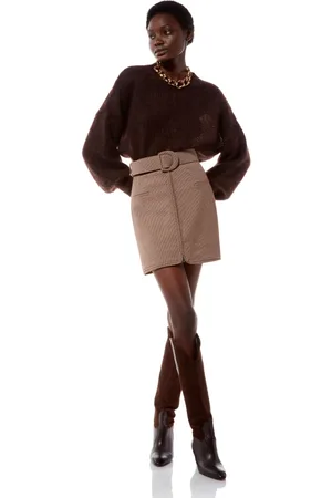 MVP Wardrobe Rokken, Dames, Veelkleurig, XS, Wol, Phantom Mini ROK
