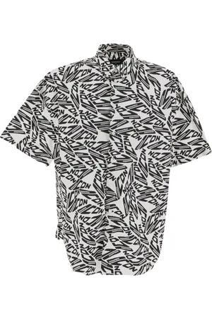 Dsquared2 Overhemden, Heren, Wit, L, Katoen, Logo T-shirt Casual Wear