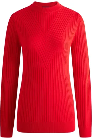 Fusalp Truien, Dames, Rood, S, Wol, Suria Sweater