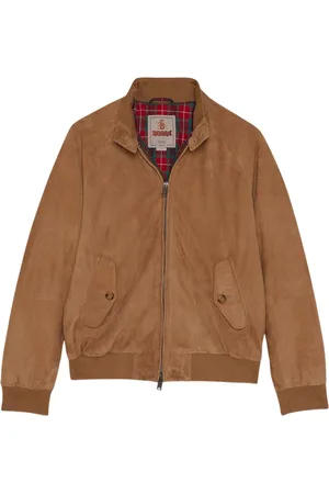 Baracuta Jassen, Heren, Bruin, S, Katoen, Katoenen Herenjas Stijlvol Model