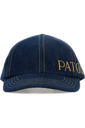 Patou Accessoires, Dames, Blauw, L, Denim, Blauwe denim baseballpet
