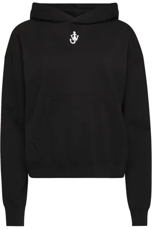 J.W.Anderson Sweatshirts & Hoodies, Dames, Zwart, XS, Katoen, Zwarte Klassieke Hoodie