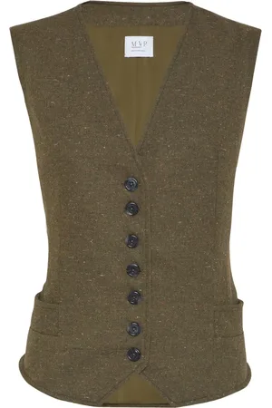 MVP Wardrobe Tops, Dames, Groen, S, Wol, Fury Gilet