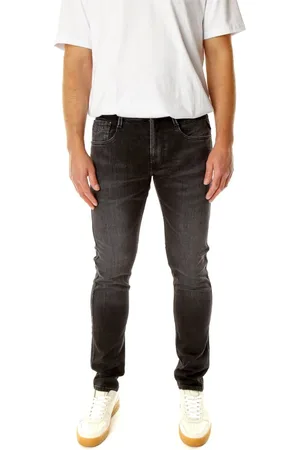 Replay Jeans, Heren, Grijs, W33 L32, Katoen, Slim Fit Mid Waist Jeans