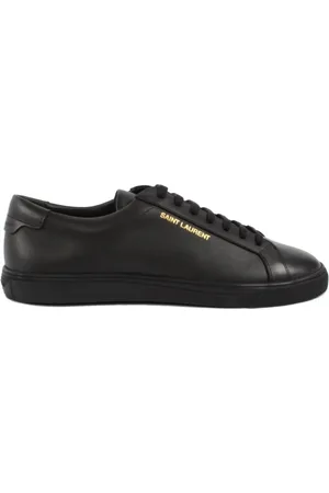 Saint Laurent Schoenen, Heren, Zwart, 41 1/2 EU, Leer, Andy Sneakers