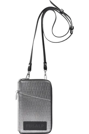 Fusalp Accessoires, unisex, Grijs, ONE Size, Leer, Pochette L Portemonnee