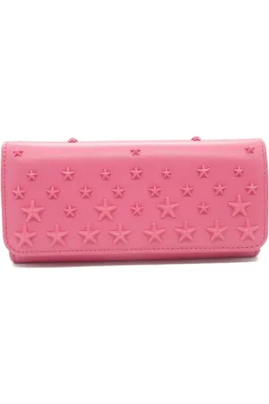 Jimmy Choo Pre-owned, Dames, Roze, ONE Size, Tweedehands leren portemonnees