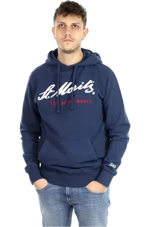 MC2 SAINT BARTH Sweatshirts & Hoodies, Heren, Blauw, S, Hoodie met stijl