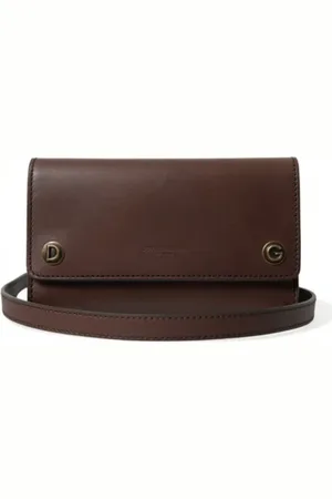 Dolce & Gabbana Pre-owned, Dames, Bruin, ONE Size, Pre-owned Fabric crossbody-bags