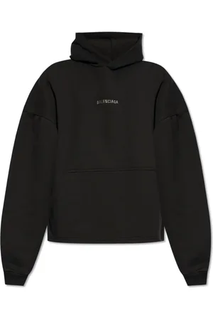 Balenciaga Sweatshirts & Hoodies, Dames, Zwart, 2Xl, Katoen, Hoodie