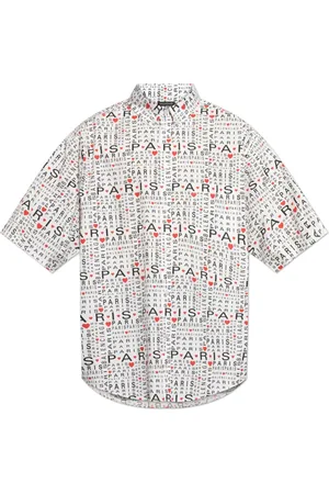 Balenciaga Overhemden, Heren, Wit, 2Xl, Overhemd met zak