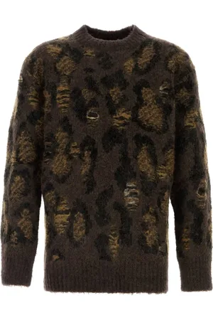 JUNYA WATANABE Truien, Heren, Veelkleurig, S, Wol, Geborduurde wollen trui