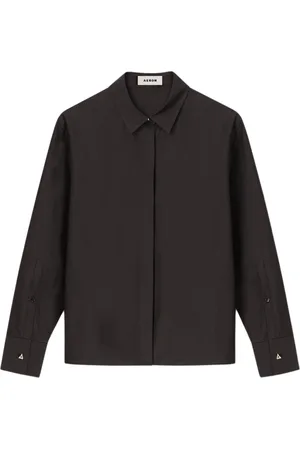 AERON Blouses & Shirts, Dames, Grijs, S, Katoen, Hans