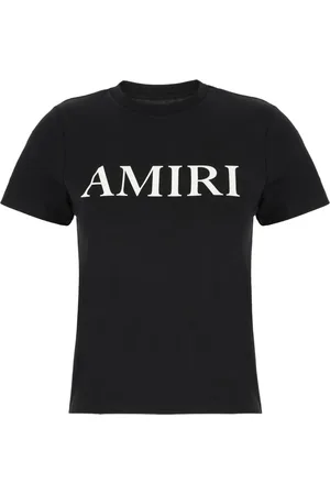 AMIRI Tops, Dames, Zwart, S, Katoen, Casual Katoenen T-Shirt voor Mannen