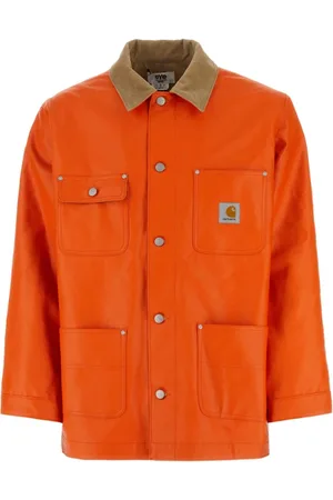 JUNYA WATANABE Jassen, Heren, Oranje, S, Katoen, Oranje Katoenen Carhartt Jas