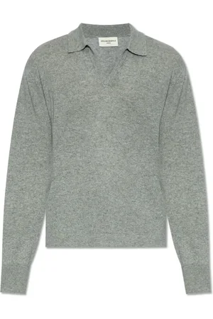 OFFICINE GENERALE Truien, Heren, Grijs, M, Kasjmier, Kasjmier trui