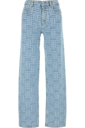 Kenzo Jeans, Dames, Blauw, W24, Denim, Stijlvolle Geborduurde Denim Jeans