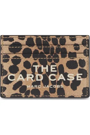 Marc Jacobs Accessoires, Dames, Zwart, ONE Size, Leer, Zwarte Portemonnees Kaarthouder