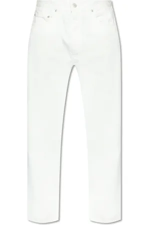OFFICINE GENERALE Jeans, Heren, Wit, W30, Katoen, Jeans met zakken