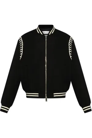 Alexander McQueen Jassen, Heren, Zwart, L, Wol, Wollen jas