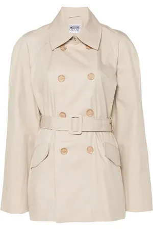 Moschino Mantels, Dames, , M, Ketting Link Trench Coat