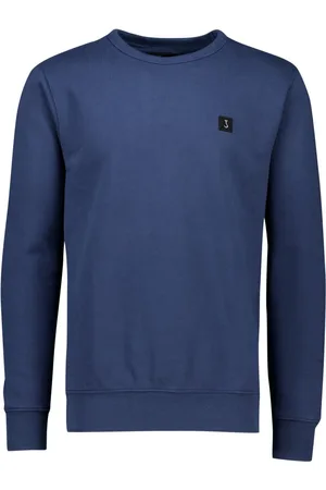 Butcher of Blue Sweatshirts & Hoodies, Heren, Blauw, XL, Blauwe Trui Stijlvol Ontwerp