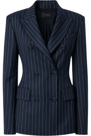 Andamane Jassen, Dames, Blauw, M, Blauwe jassen voor een stijlvolle uitstraling