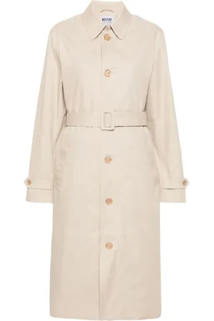 Moschino Mantels, Dames, , S, Ketting Link Trench Coat