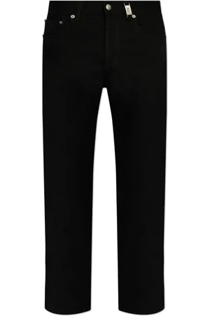 Alexander McQueen Jeans, Heren, Zwart, L, Katoen, Jeans met logo