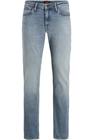 JACK & JONES Jeans, Heren, Blauw, W34 L32, Denim, Blauwe Denim Freewear Jeans