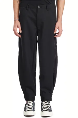 Comme des Garçons Broeken, Heren, Zwart, M, Wol, Wollen Broek